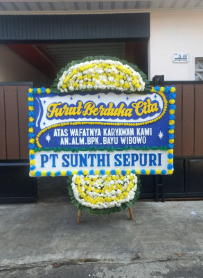 Papan Bunga Duka di Cibugel